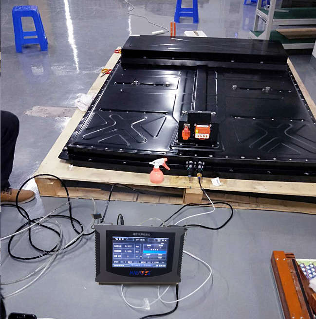 手持式气密性检测仪检测电池包密封性-深圳海瑞思
